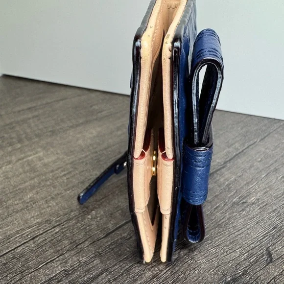 Kate Spade Ostrich Embossed Compact Wallet - Picture 5 of 7